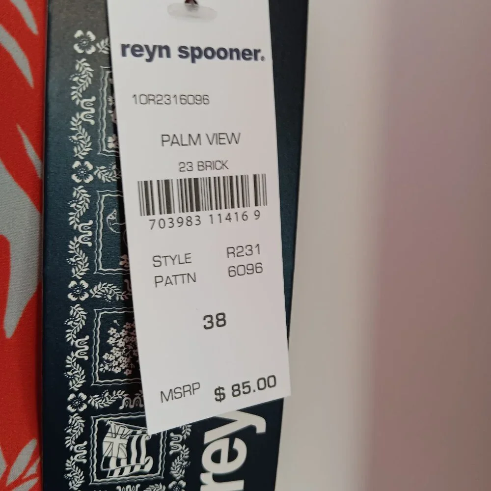 REYN SPOONER MEN'S SIZE 38 SWIM TRUNKS NWT